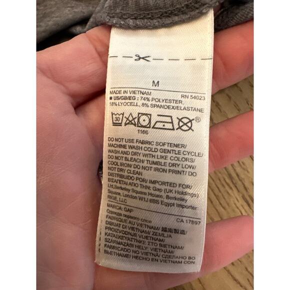 Gap FIt Tank Top Twisted open Back Gray Womens Medium - Picture 4 of 5